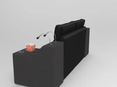 sieges de cinema 3D model