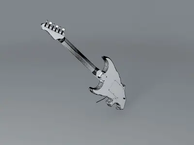 Tiger guitar Free 3D model