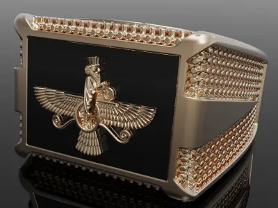 Forouhar ring 3D print model