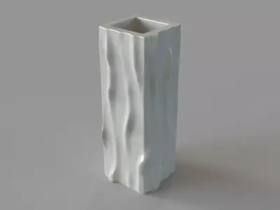 Hughes Large Midcentury VaseMauve 3D model