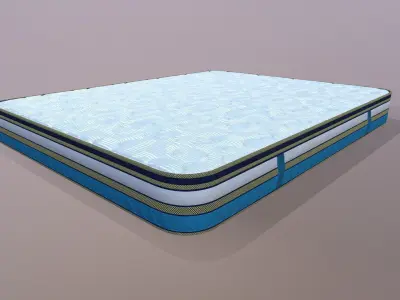 Centuary Mattresses Low-poly 3D model