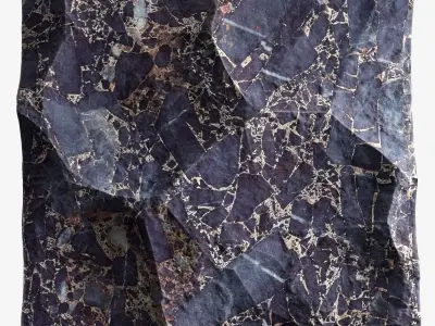01-RockPanel marble wall art 3D model