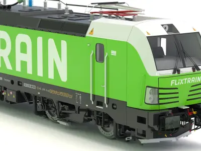Siemens Vectron Flixtrain 3D model