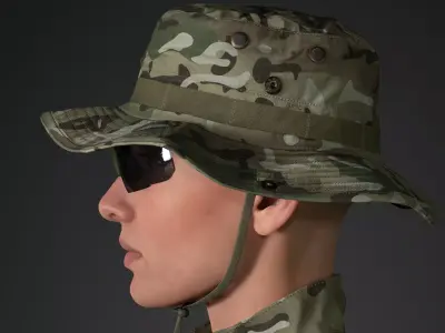 Tactical Ballistic Sunglasses for Unreal Engine 5 Low-poly 3D model