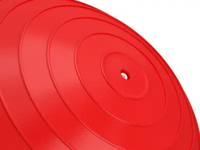 Yoga Ball Red 3D model