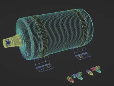 FEV fire suppression system 3D model