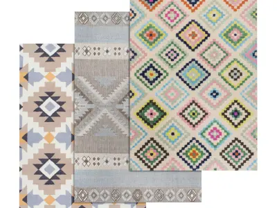 Rug Set 1640 3D model