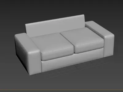 PARAMETRIC 3DMAX SOFA Free 3D model