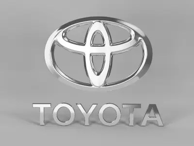 Toyota logo  3D model