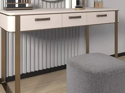 Dressing table 3D model 2