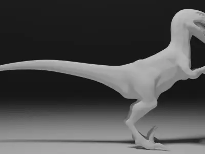 raptor dinosaur 3D model