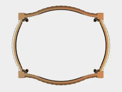 Carved tea table for cnc 18 3D model