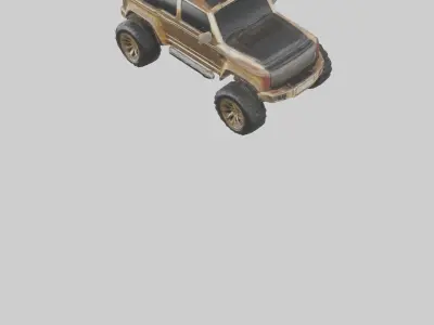 Luxury Offroad Vehicle model Low-poly 3D model