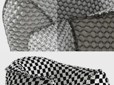 Moroso Panna Armchair 3D model