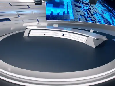 Virtual Studio 35 PBR Low-poly 3D model