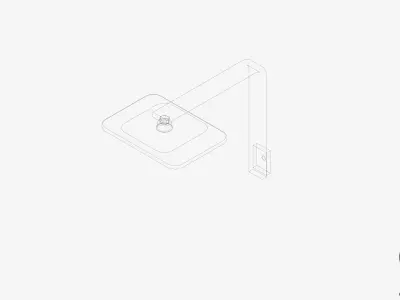 Shower - Head - Luxury - XY Orli Low-poly 3D model