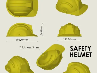 Safety Helmet 3D print model