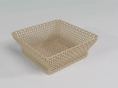 WICKER BASKET06 3D model