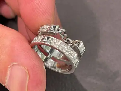 Twin Ring 3D print model