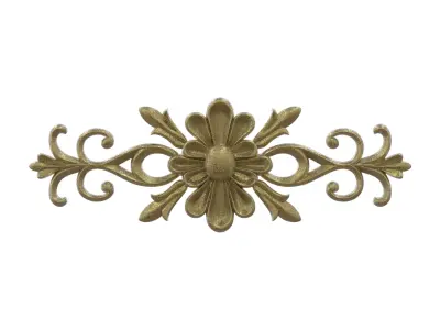 Classic Ornamental Trim Set - High Detail ZBrush Sculpture 3D model