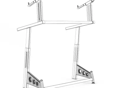 Keyboard Stand 1 3D model
