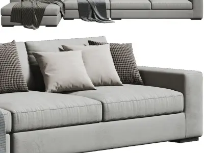 Marac Gordon Chaise Longue 02 3D model