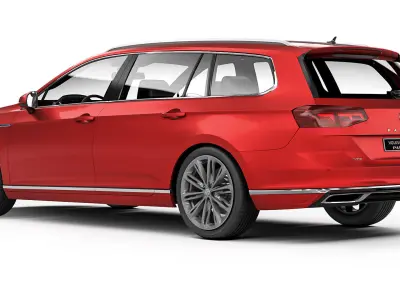 Volkswagen Passat Variant GTE 2020 3D model
