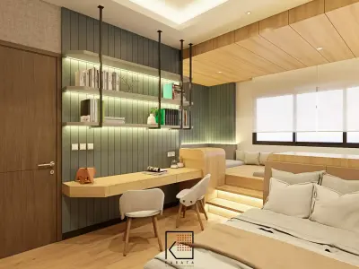 Design Interior Children Bedroom Kiyomi 3D model