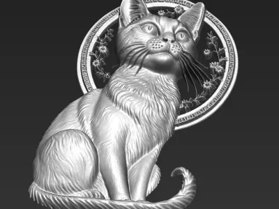 Cat A2 3D print model