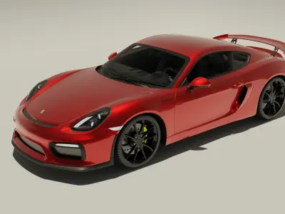 Porsche GT4 3D model
