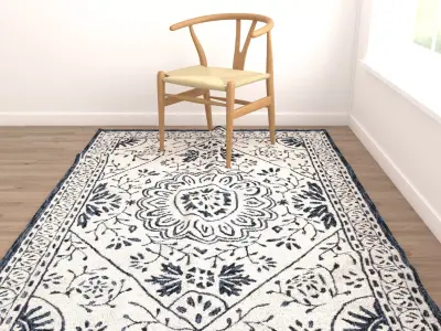 Rugs No 1046 Low-poly 3D model