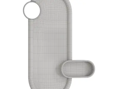 BUBBLE GUM BIG MIRROR 3D model