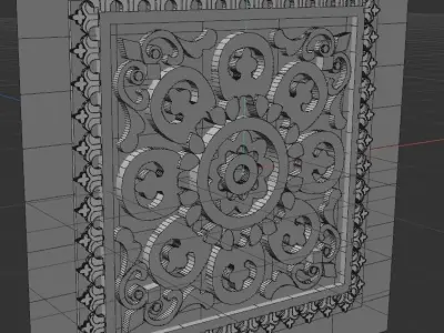 CNC MOEL 3D model