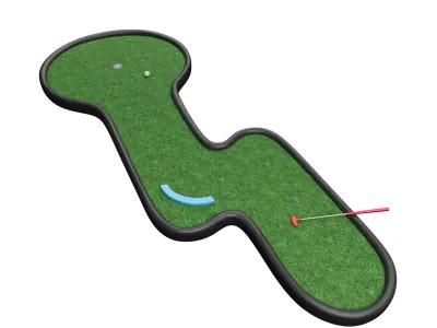 Miniature Golf Course 3D model