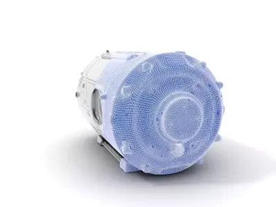 Futuristic SciFi Space Capsule Model Pack Low-poly 3D model