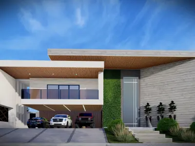 CASA ESTILO VAO LIVRE 3D model