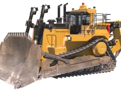bulldozer 3D model
