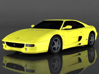 Ferrari F355 1994  Low-poly 3D model