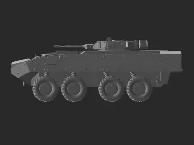 Piranha 3 denmark 3D print model