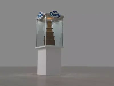 Chocolate waterfall 3D Model 3D model