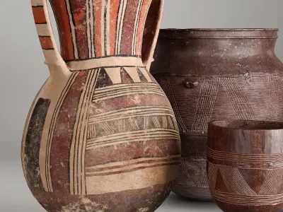 RH Collection of vases 2 3D model