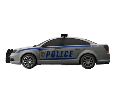 Chevrolet Cruze police 3D model