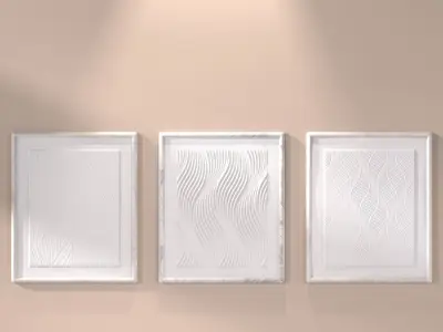 Craft painting frame Free 3D model