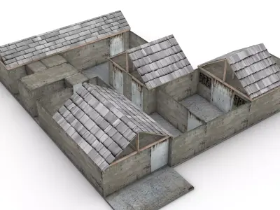 small old village Free 3D model