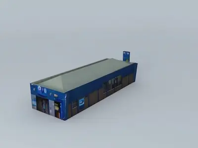 arc Car Wash Bradford Road Huddersfield Free 3D model