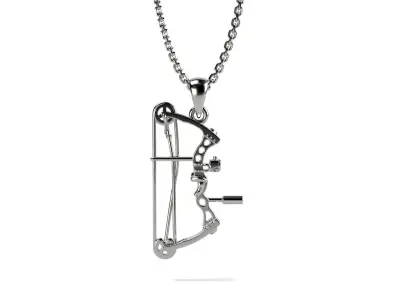 Sport Bow Pendant 3D print model