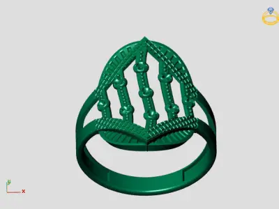 Women Plain Ring STL Models Womens Ring 3dmodels 3D print model 3D print model 59