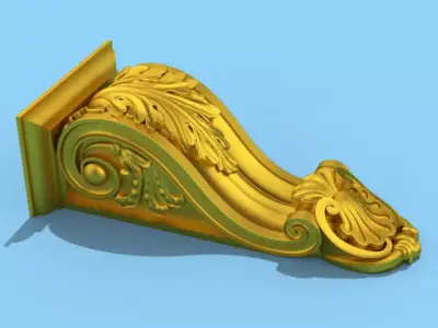 Modern Corbel 3D model