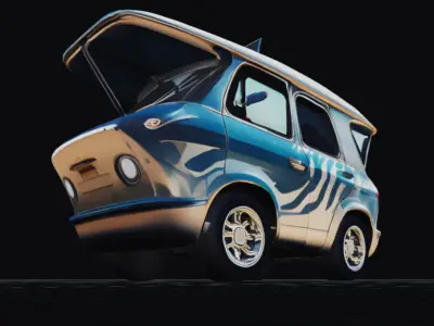 COOL CARS SolarRover TOY Collectable Model these WHEELS are HOT 3D Model Pack