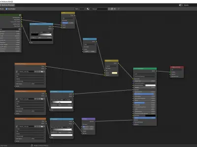 Baroque Handrail Free low-poly 3D model
